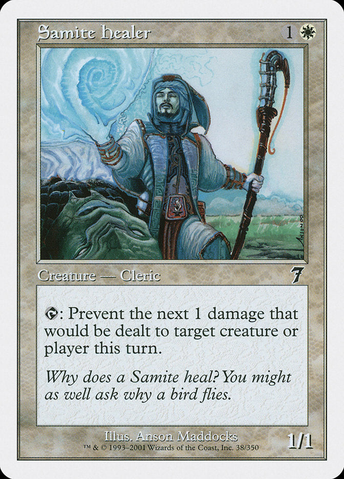 Samite Healer [Seventh Edition] | Chromatic Games