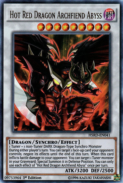 Hot Red Dragon Archfiend Abyss [HSRD-EN041] Ultra Rare | Chromatic Games