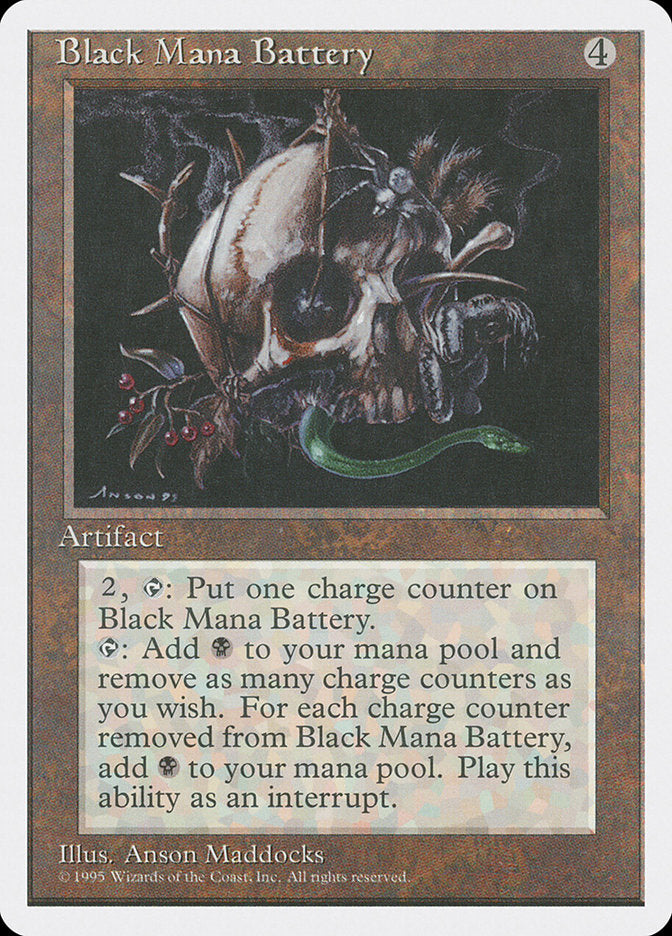 Black Mana Battery [Fourth Edition] | Chromatic Games