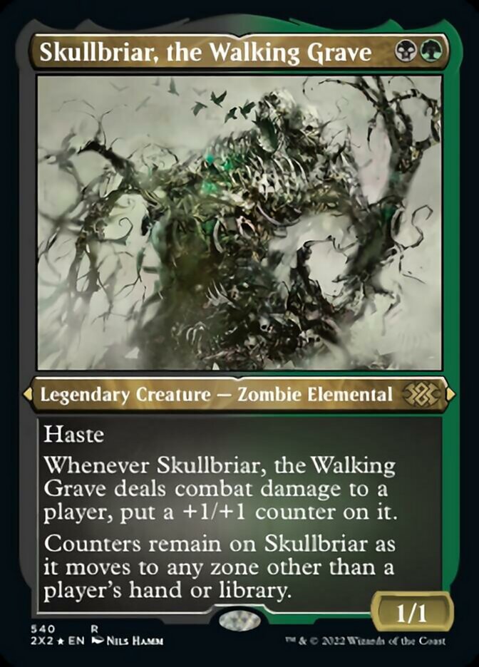 Skullbriar, the Walking Grave (Foil Etched) [Double Masters 2022] | Chromatic Games