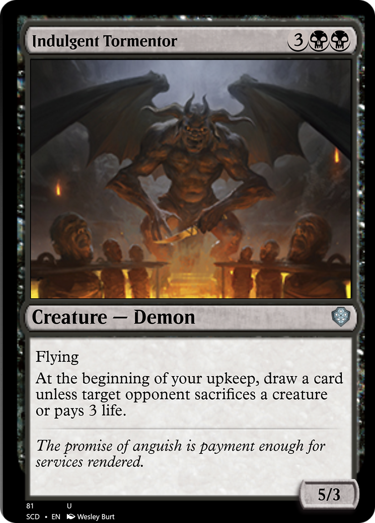 Indulgent Tormentor [Starter Commander Decks] | Chromatic Games