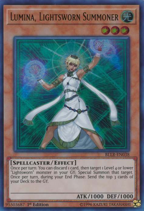 Lumina, Lightsworn Summoner [BLLR-EN038] Ultra Rare | Chromatic Games