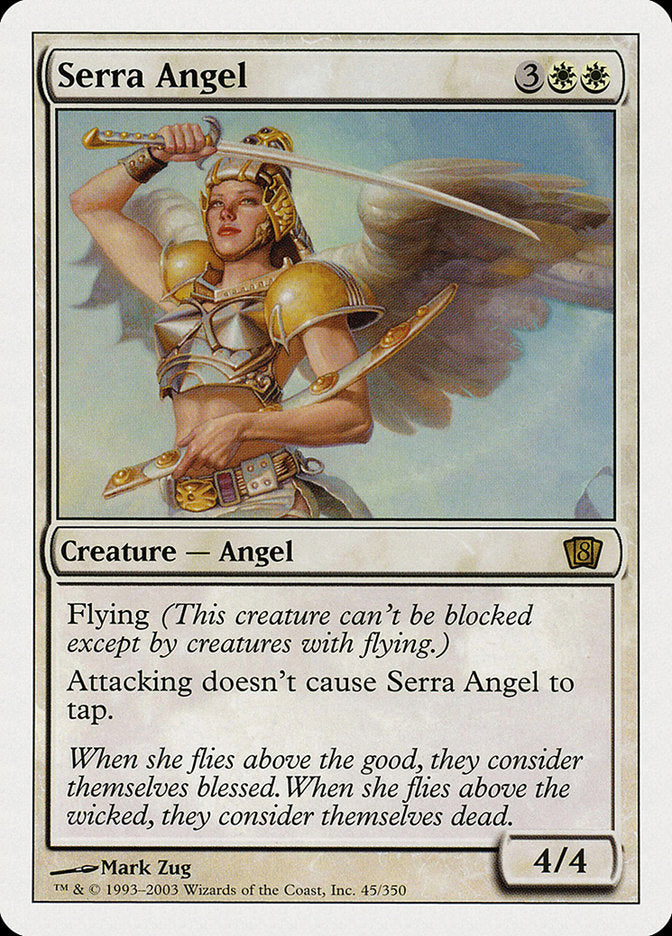 Serra Angel [Eighth Edition] | Chromatic Games