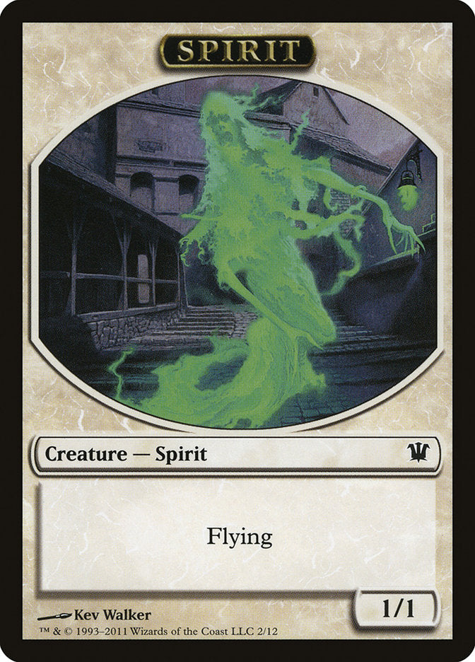 Spirit Token [Innistrad Tokens] | Chromatic Games