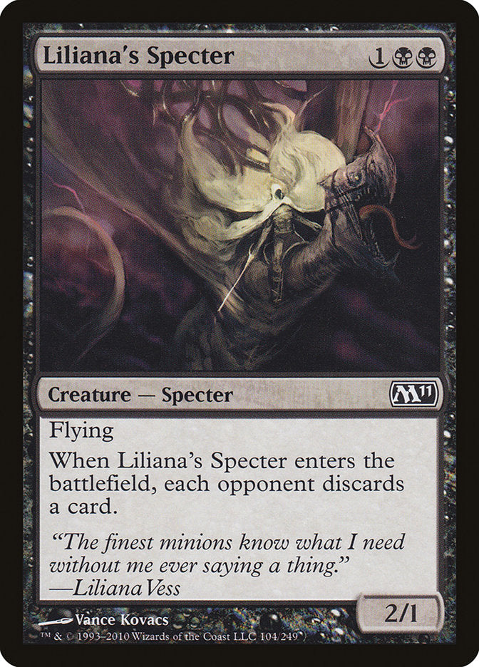 Liliana's Specter [Magic 2011] | Chromatic Games