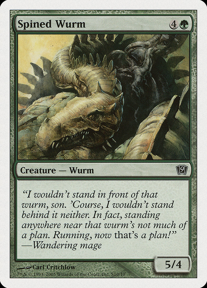 Spined Wurm [Ninth Edition] | Chromatic Games