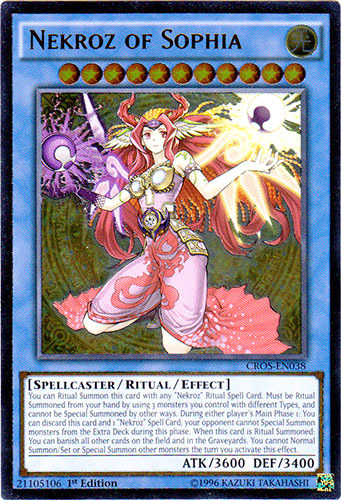 Nekroz of Sophia (UTR) [CROS-EN038] Ultimate Rare | Chromatic Games