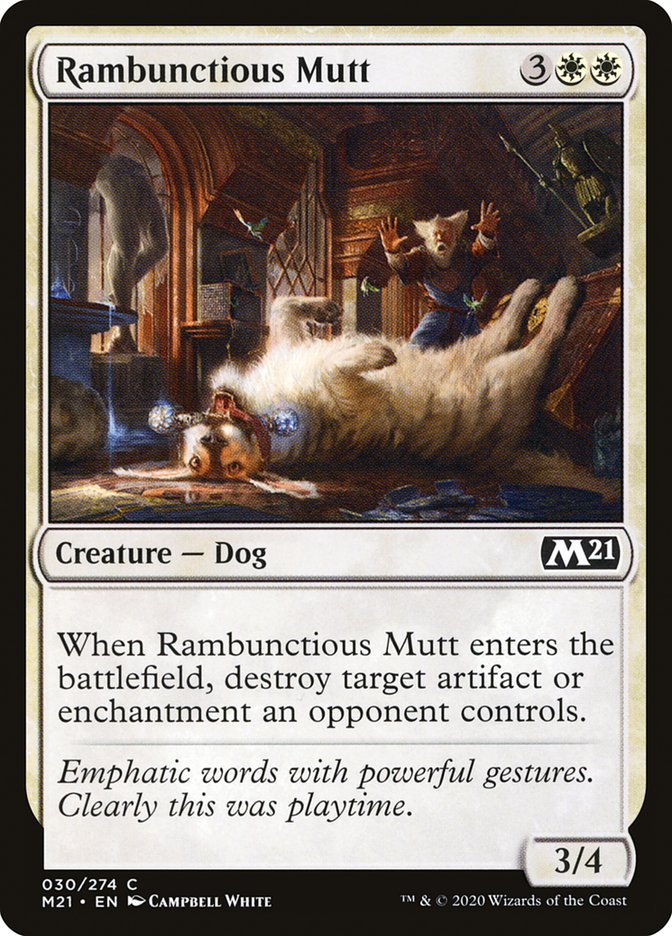 Rambunctious Mutt [Core Set 2021] | Chromatic Games