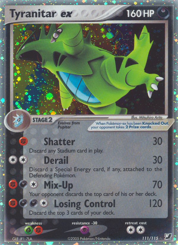 Tyranitar ex (111/115) [EX: Unseen Forces] | Chromatic Games