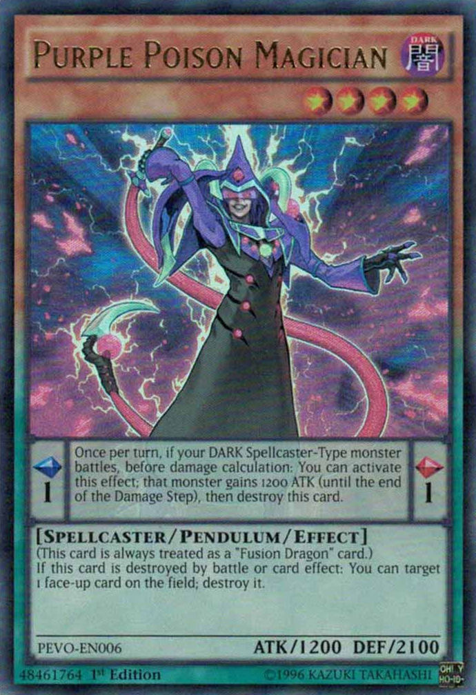 Purple Poison Magician [PEVO-EN006] Ultra Rare | Chromatic Games