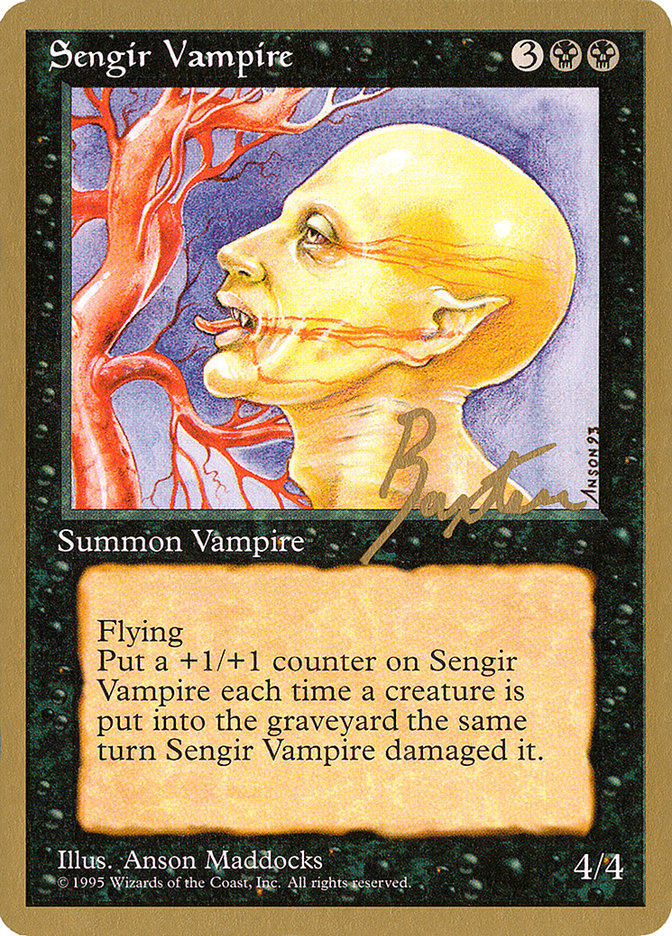 Sengir Vampire (George Baxter) [Pro Tour Collector Set] | Chromatic Games