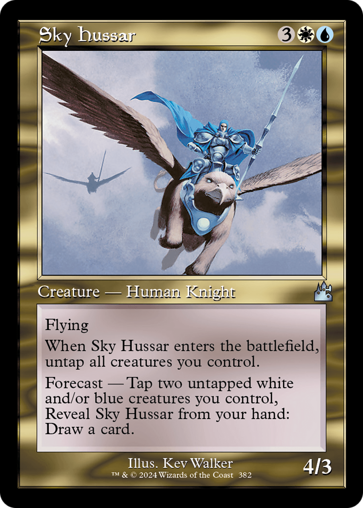 Sky Hussar (Retro Frame) [Ravnica Remastered] | Chromatic Games