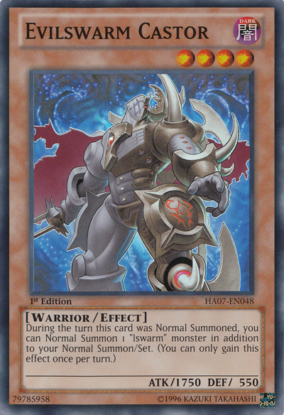 Evilswarm Castor [HA07-EN048] Super Rare | Chromatic Games