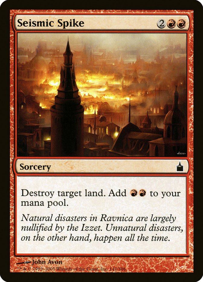Seismic Spike [Ravnica: City of Guilds] | Chromatic Games