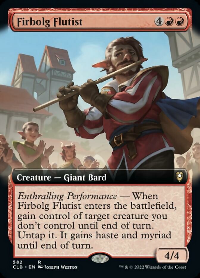 Firbolg Flutist (Extended Art) [Commander Legends: Battle for Baldur's Gate] | Chromatic Games