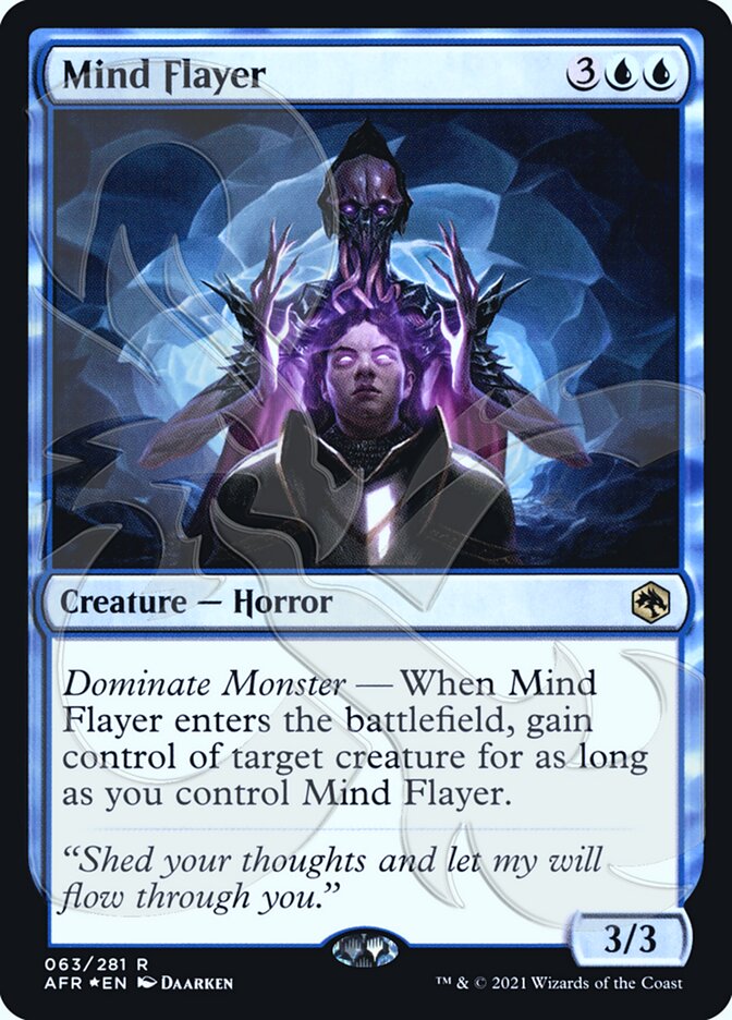 Mind Flayer (Ampersand Promo) [Dungeons & Dragons: Adventures in the Forgotten Realms Promos] | Chromatic Games