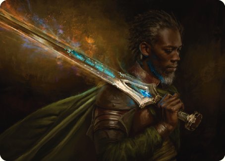 Anduril, Flame of the West Art Card [The Lord of the Rings: Tales of Middle-earth Art Series] | Chromatic Games