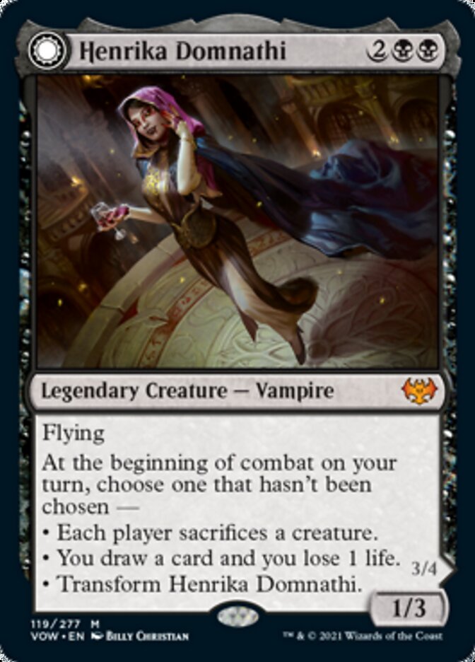 Henrika Domnathi // Henrika, Infernal Seer [Innistrad: Crimson Vow] | Chromatic Games