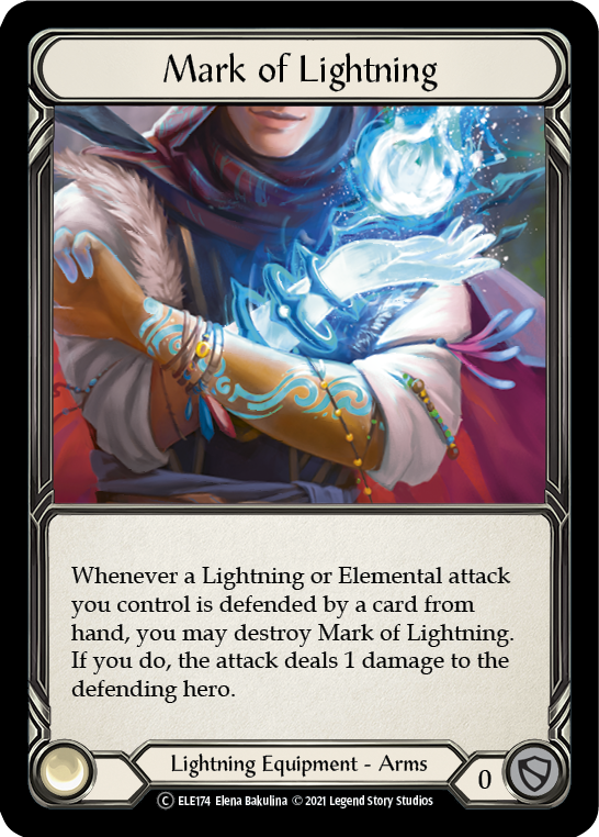 Mark of Lightning [U-ELE174] (Tales of Aria Unlimited)  Unlimited Rainbow Foil | Chromatic Games