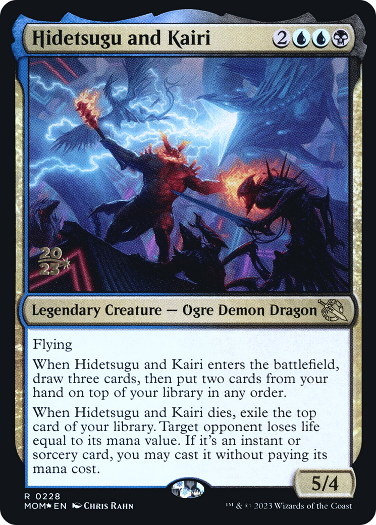 Hidetsugu and Kairi [March of the Machine Prerelease Promos] | Chromatic Games