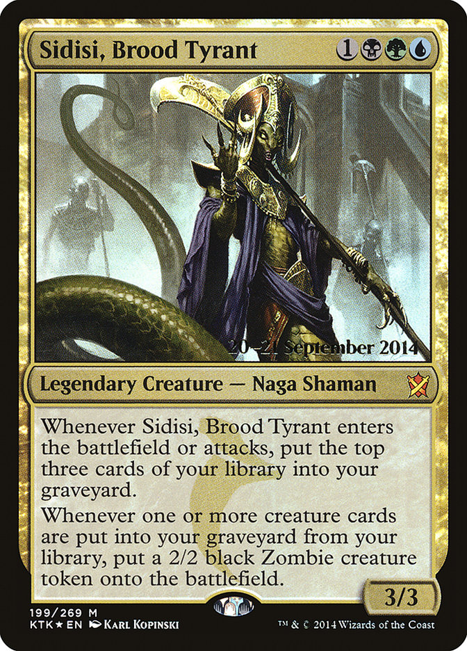 Sidisi, Brood Tyrant [Khans of Tarkir Prerelease Promos] | Chromatic Games