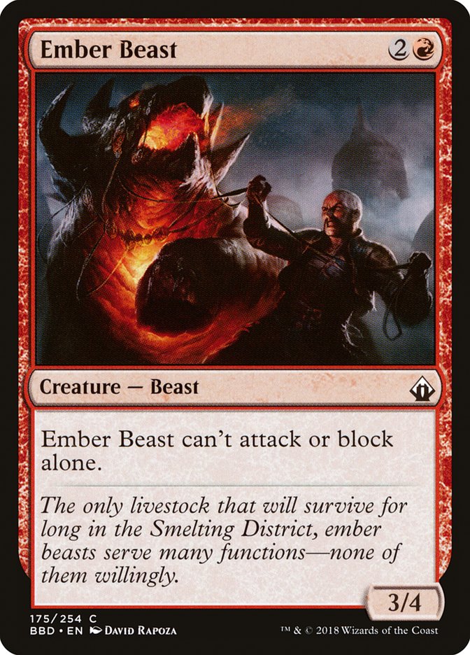 Ember Beast [Battlebond] | Chromatic Games