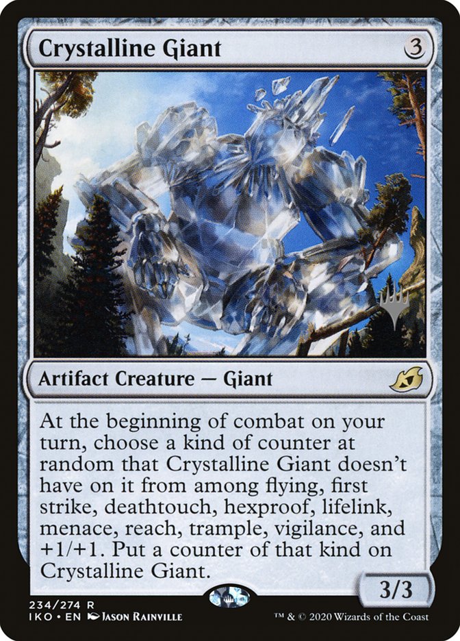 Crystalline Giant (Promo Pack) [Ikoria: Lair of Behemoths Promos] | Chromatic Games