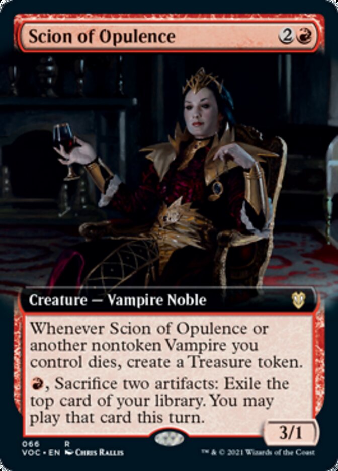 Scion of Opulence (Extended Art) [Innistrad: Crimson Vow Commander] | Chromatic Games