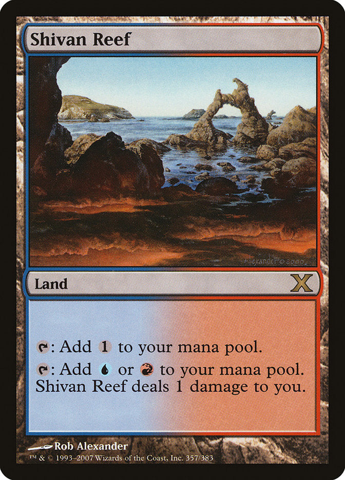 Shivan Reef [Tenth Edition] | Chromatic Games