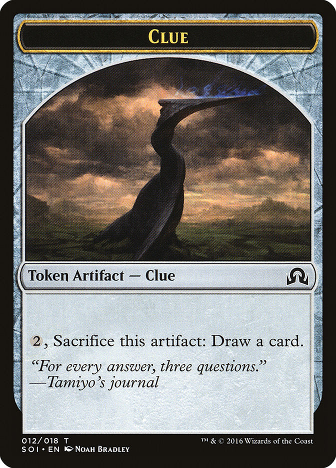 Clue Token (012/018) [Shadows over Innistrad Tokens] | Chromatic Games