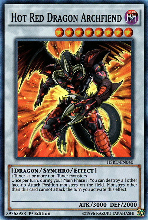 Hot Red Dragon Archfiend [HSRD-EN040] Super Rare | Chromatic Games