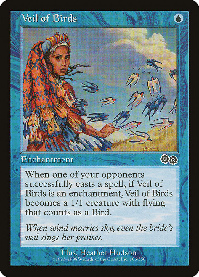 Veil of Birds [Urza's Saga] | Chromatic Games