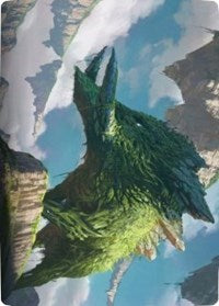 Yasharn, Implacable Earth Art Card [Zendikar Rising Art Series] | Chromatic Games