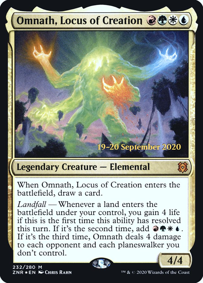 Omnath, Locus of Creation [Zendikar Rising Prerelease Promos] | Chromatic Games