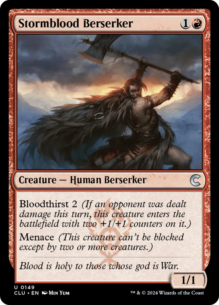 Stormblood Berserker [Ravnica: Clue Edition] | Chromatic Games