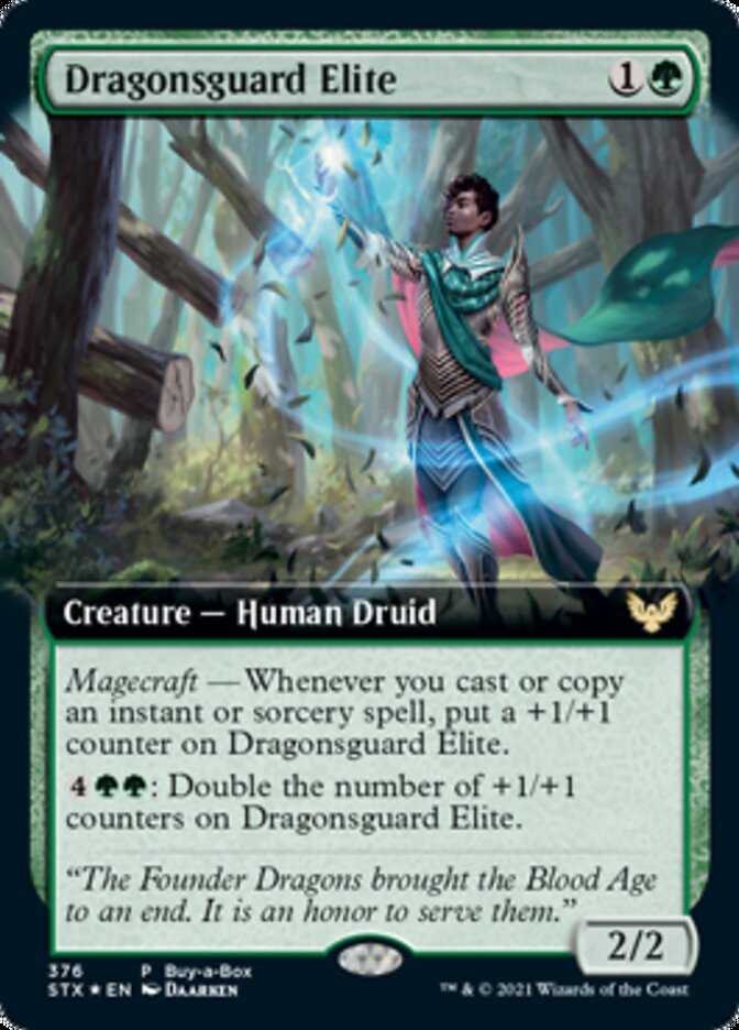 Dragonsguard Elite (Buy-A-Box) [Strixhaven: School of Mages Promos] | Chromatic Games