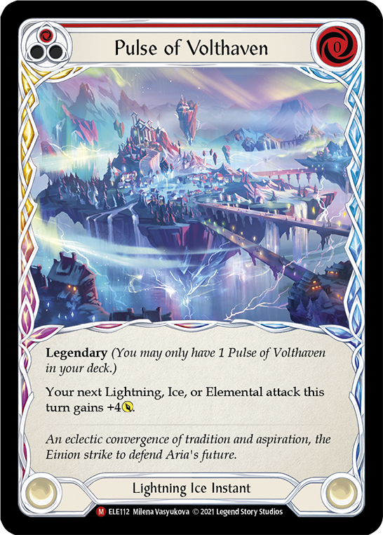 Pulse of Volthaven [ELE112] (Tales of Aria)  1st Edition Cold Foil | Chromatic Games