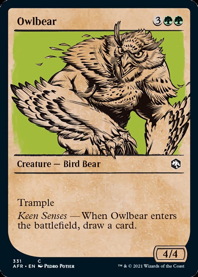 Owlbear (Showcase) [Dungeons & Dragons: Adventures in the Forgotten Realms] | Chromatic Games