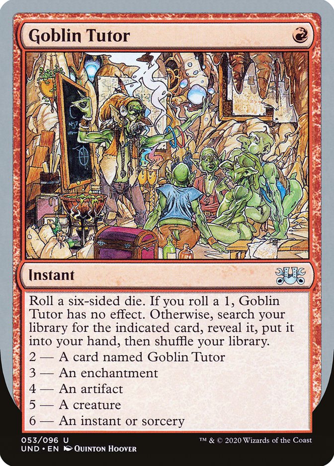 Goblin Tutor [Unsanctioned] | Chromatic Games