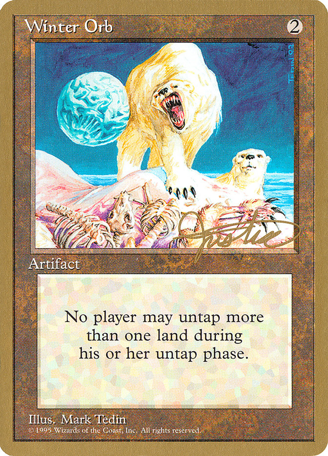 Winter Orb (Mark Justice) [Pro Tour Collector Set] | Chromatic Games