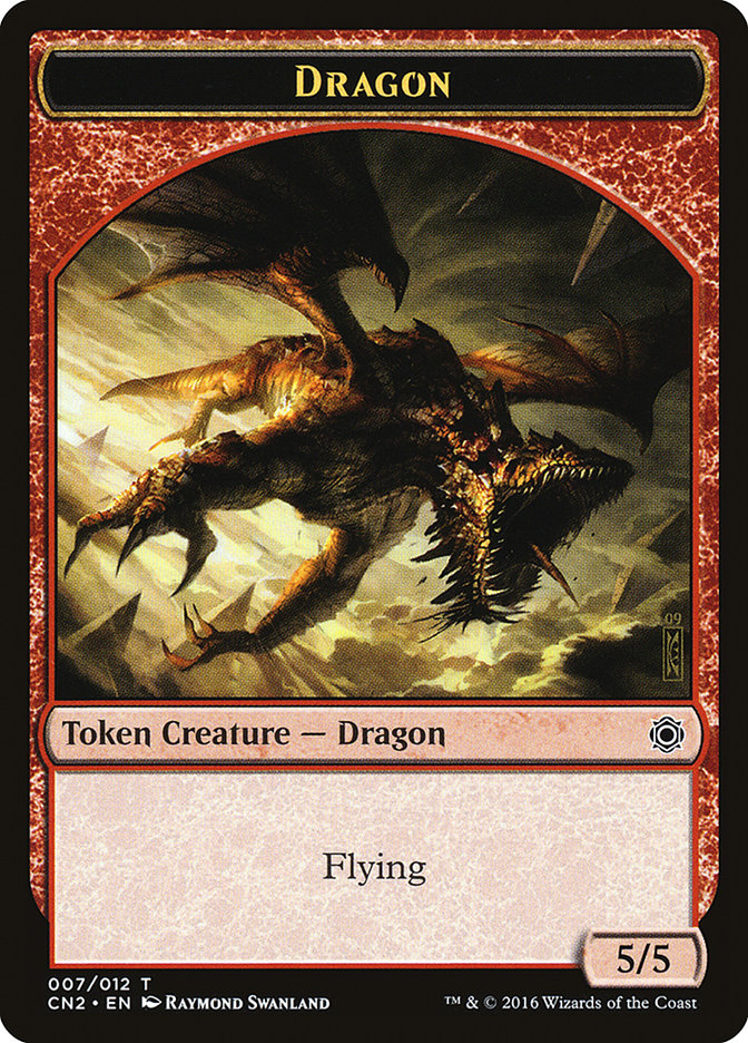 Dragon Token [Conspiracy: Take the Crown Tokens] | Chromatic Games