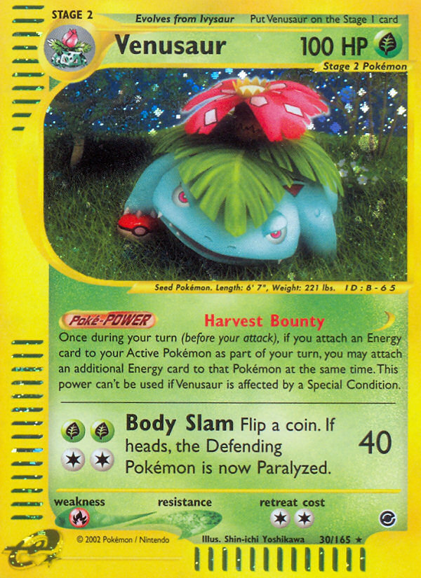 Venusaur (30/165) [Expedition: Base Set] | Chromatic Games