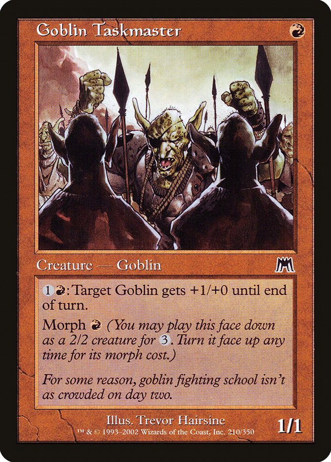 Goblin Taskmaster [Onslaught] | Chromatic Games