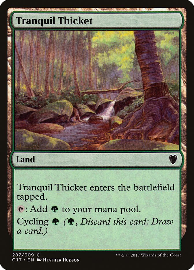 Tranquil Thicket [Commander 2017] | Chromatic Games