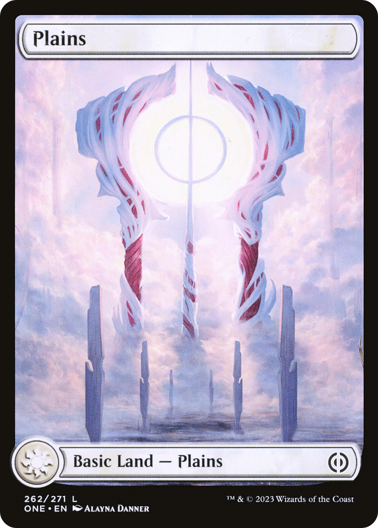 Plains (262) (Full-Art) [Phyrexia: All Will Be One] | Chromatic Games