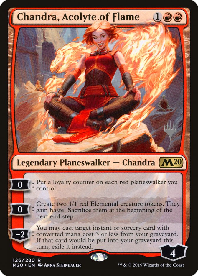 Chandra, Acolyte of Flame (Promo Pack) [Core Set 2020 Promos] | Chromatic Games