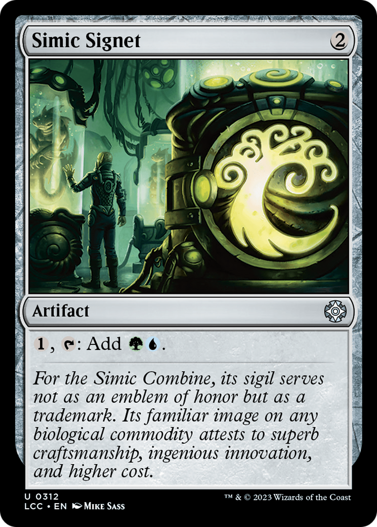 Simic Signet [The Lost Caverns of Ixalan Commander] | Chromatic Games