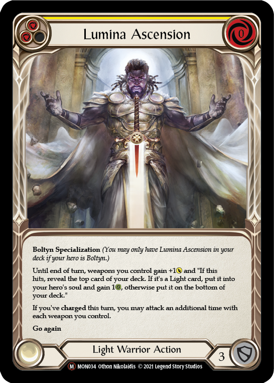 Lumina Ascension [U-MON034-RF] (Monarch Unlimited)  Unlimited Rainbow Foil | Chromatic Games