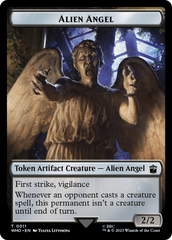 Alien Angel // Mark of the Rani Double-Sided Token [Doctor Who Tokens] | Chromatic Games