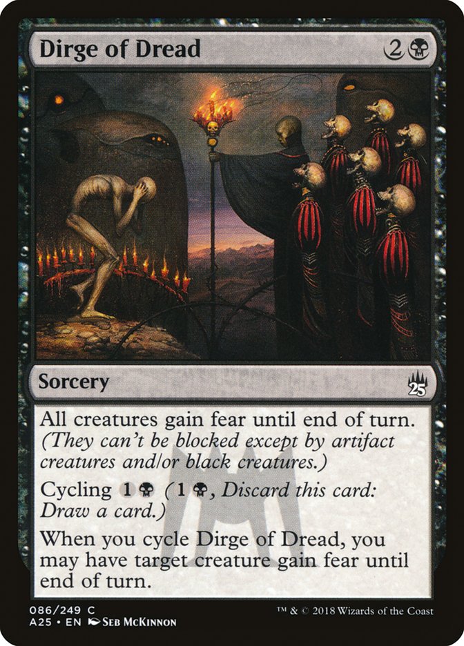 Dirge of Dread [Masters 25] | Chromatic Games